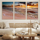 Sunset on Ocean Wall Art Canvas Print by MyGreatCanvas | Canvas Wall Art Prints | Photo Prints & Wall Decor