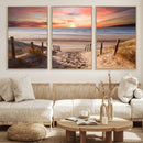 Sunset on the Sea Wall Art Canvas Print by MyGreatCanvas | Canvas Wall Art Prints | Photo Prints & Wall Decor
