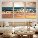 Serene Beach Path Canvas Art, Giclee Canvas Print with