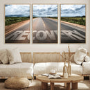 Recovery Road Wall Art Canvas Print