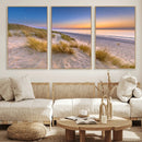 Sunrise On The Beach Wall Art Canvas Print