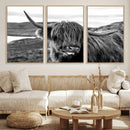 Longhorn Steer Canvas Print Wall Art, Highland Cow Canvas by MyGreatCanvas | Canvas Wall Art Prints | Photo Prints & Wall Decor