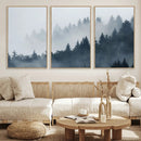 Foggy Pine Forest Wall Art Canvas Print by MyGreatCanvas | Canvas Wall Art Prints | Photo Prints & Wall Decor