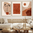 Boho Sunset Mountain Canvas Print, Modern Boho Sunset by MyGreatCanvas | Canvas Wall Art Prints | Photo Prints & Wall Decor
