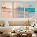 Beach Sunrise Wall Art, Coastal Seascape Canvas Print, Ocean by MyGreatCanvas | Canvas Wall Art Prints | Photo Prints & Wall Decor
