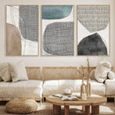 Canvas Print Wall Art Abstract Art Boho, Framed Boho Decor