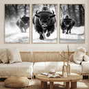 Buffalo Wall Art Canvas Print, Bison Family Wall Art Canvas by MyGreatCanvas | Canvas Wall Art Prints | Photo Prints & Wall Decor