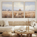 Golden Fields Wall Art Print Canvas – Serene Landscape of by MyGreatCanvas | Canvas Wall Art Prints | Photo Prints & Wall Decor