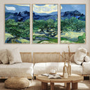Olive Trees Van Gogh Wall Art Canvas Print