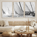 Yacht Sailboat Regatta Canvas Wall Art Canvas Print