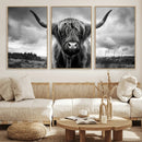 Scottish Cow Wall Art Canvas Print | Longhorn Wall Art | by MyGreatCanvas | Canvas Wall Art Prints | Photo Prints & Wall Decor