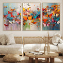 Abstract Butterfly Wall Art Canvas Print