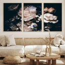 Pink Peonies Flowers Large Canvas Art Print