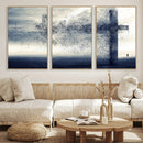Jesus and the Fading Cross Wall Art Print – Symbol of Faith, by MyGreatCanvas | Canvas Wall Art Prints | Photo Prints & Wall Decor