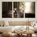 Jesus Canvas Wall Art - Jesus Running After Lost Lamb, by MyGreatCanvas | Canvas Wall Art Prints | Photo Prints & Wall Decor
