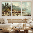 Abstract Acadia National Park Wall Art Canvas Print -