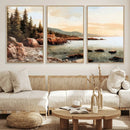 Serene Coastal View of Acadia National Park Wall Art -