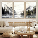 Yosemite Valley Wall Art Canvas Print – Framed and Ready to