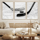 Winter Ice Hockey Sport Canvas Wall Art Print - Hockey Wall by MyGreatCanvas | Canvas Wall Art Prints | Photo Prints & Wall Decor
