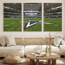Dallas Cowboys Football Team Print - Arlington AT&T Stadium by MyGreatCanvas | Canvas Wall Art Prints | Photo Prints & Wall Decor