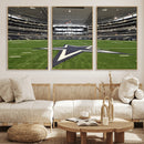 Dallas Cowboys Football Team Print - Arlington AT&T Stadium