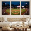 St. Louis Cardinals Baseball Team Print - Busch Stadium Wall by MyGreatCanvas | Canvas Wall Art Prints | Photo Prints & Wall Decor