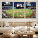 Citi Field Wall Art Print | 3-Panel New York Mets Baseball