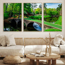 Augusta National Golf Club Wall Art - Panoramic Bridge & by MyGreatCanvas | Canvas Wall Art Prints | Photo Prints & Wall Decor