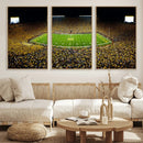 Stadium in Michigan Wall Art Canvas Print, Framed American
