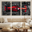Ferrari Pit Stop Canvas Wall Art – Precision and Speed