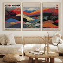 Yayoi Kusama Wall Art – Framed Japanese Abstract Art Print,