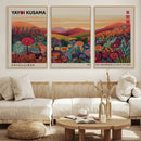 Framed Yayoi Kusama 1986 Wall Art Print – Japanese Wall Art