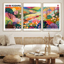 Framed Yayoi Kusama 1986 Wall Art Print – Japanese Wall Art