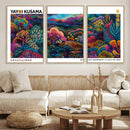 Framed Yayoi Kusama 1986 Wall Art Print – Japanese Wall Art
