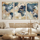 World Map Canvas Print – Framed Wall Art for Couples, by MyGreatCanvas | Canvas Wall Art Prints | Photo Prints & Wall Decor