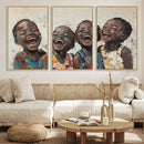 Shai Yossef Print - Joyful Childhood Canvas Wall Art -