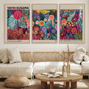 Yayoi Kusama Wall Art Canvas Print, Abstract Art, Large