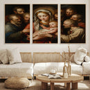 Religious Canvas Wall Art Print - Madonna and Child with by MyGreatCanvas | Canvas Wall Art Prints | Photo Prints & Wall Decor