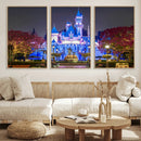 Disney Castle Wall Art Canvas Print – Magical Fairytale