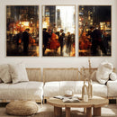 Abstract Jazz Art Wall Art Canvas Print – Colorful Musical
