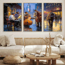 Colorful Jazz Wall Art - African American Music Canvas Print