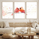 Cardinal Bird Canvas Wall Art - Male and Female Cardinal by MyGreatCanvas | Canvas Wall Art Prints | Photo Prints & Wall Decor