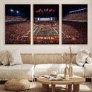 Texas Stadium Night Game Wall Art Canvas Print – Vibrant