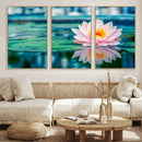 Lotus Flower Wall Art Canvas Print, Water Lily Large Wall by MyGreatCanvas | Canvas Wall Art Prints | Photo Prints & Wall Decor