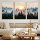 Abstract Forest Wall Art - Serene Nature Canvas Print with by MyGreatCanvas | Canvas Wall Art Prints | Photo Prints & Wall Decor