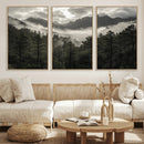 Moody Forest Wall Art – Framed Mountain Fog Canvas Artwork, by MyGreatCanvas | Canvas Wall Art Prints | Photo Prints & Wall Decor