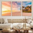 Tropical Beach Wall Art Canvas Print – Framed Palm Trees by MyGreatCanvas | Canvas Wall Art Prints | Photo Prints & Wall Decor