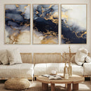 Black Marble Wall Art Canvas Print – Framed Abstract Gold by MyGreatCanvas | Canvas Wall Art Prints | Photo Prints & Wall Decor
