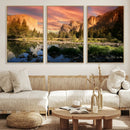 Yosemite Valley Wall Art, El Capitan Sunset Canvas Print, by MyGreatCanvas | Canvas Wall Art Prints | Photo Prints & Wall Decor