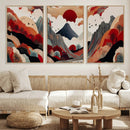 Abstract Mountain Wall Art Canvas Print – Vibrant Stylized by MyGreatCanvas | Canvas Wall Art Prints | Photo Prints & Wall Decor
